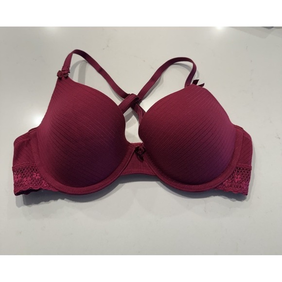 Felina Other - Felina Style# 130755 Full Coverage Memory Foam Underwire Bra Pink Size 32D